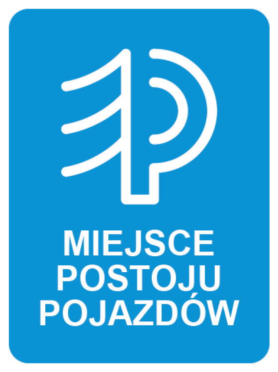 Piktogram - miejsce postoju pojazdów